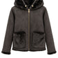 Wendejacke schwarz, Gr. 36-42