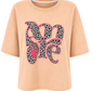 Shirt "Leo Love" apricot, Gr. 38-44