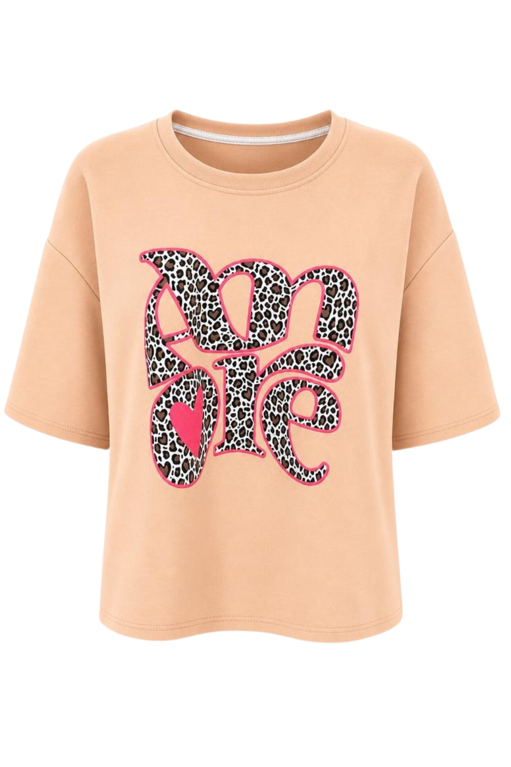 Shirt "Leo Love" apricot, Gr. 38-44