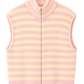 Strickweste "Candy Stripe" rosa/creme, Gr. 34-40