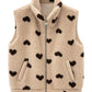 Kuschelweste "Teddy Love" beige/braun, Gr. 36-40