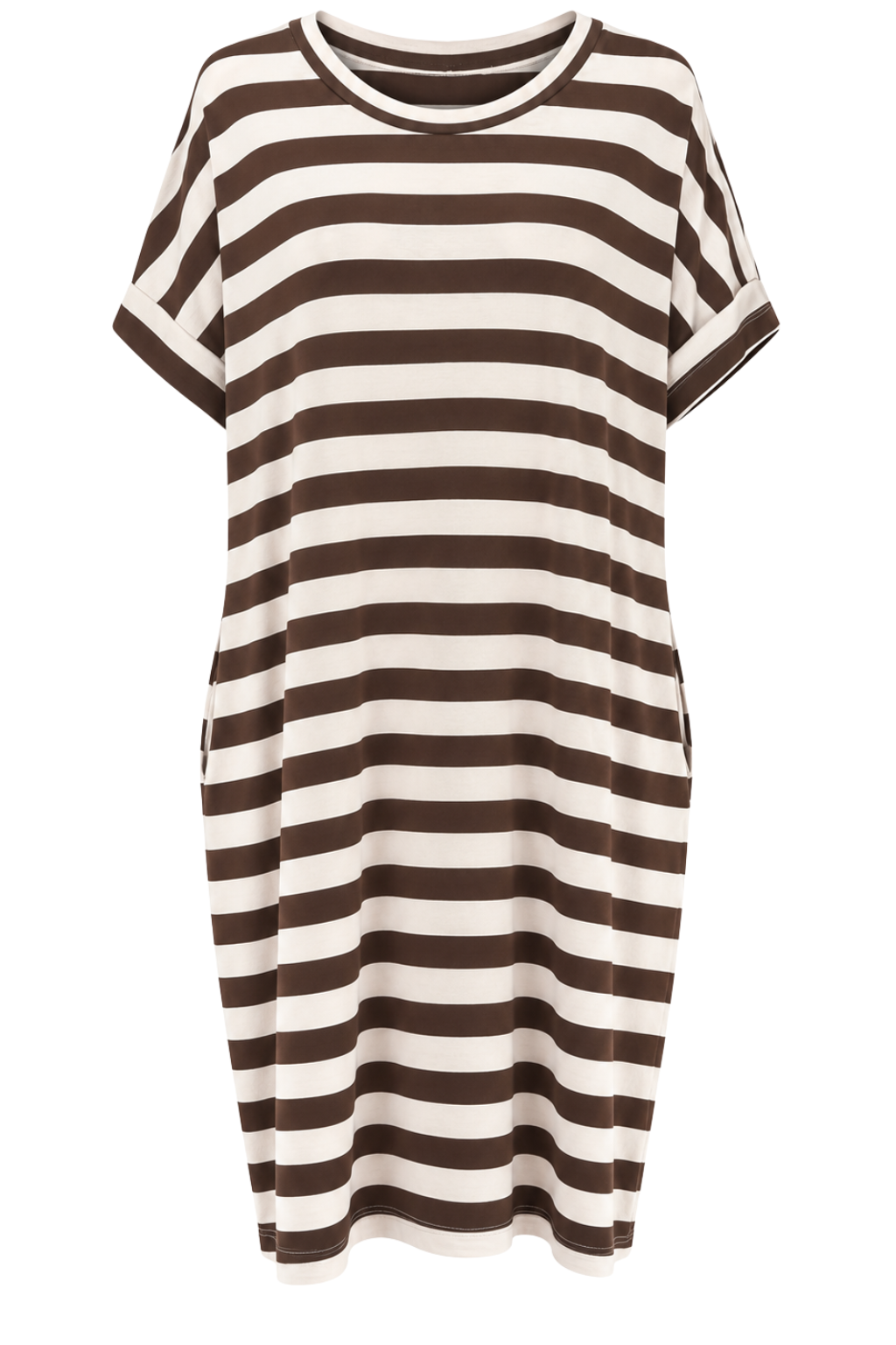Big-Shirt/Kleid "Frische Brise" braun, Gr. 38-44