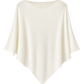 Soft Elegance – Leichter Poncho creme, Gr. 36-42