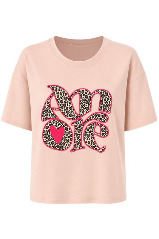 Shirt "Leo Love" rosa, Gr. 38-44
