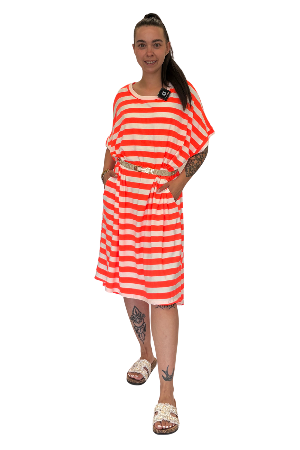 Big-Shirt/Kleid "Frische Brise" neon, Gr. 38-44
