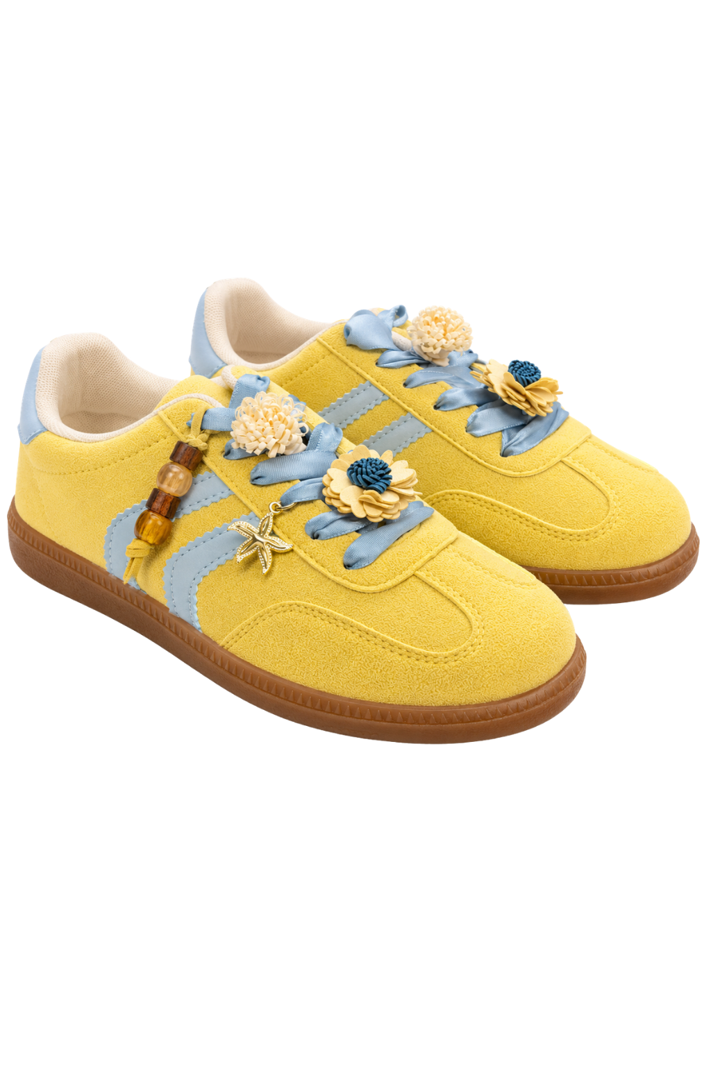 Sneaker Blumenzauber gelb, Gr. 36-41