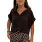 Bluse "Mila" braun, Gr. 36-40