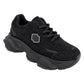 Chunky Sneaker mit Strass schwarz, Gr. 36-41