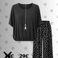 Set „Punkte Traum“ schwarz, Gr. 36-42