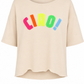 Shirt "Ciao Bella" beige, Gr. 36-42