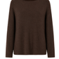 Basic Pullover schokobraun, Gr. 36-42