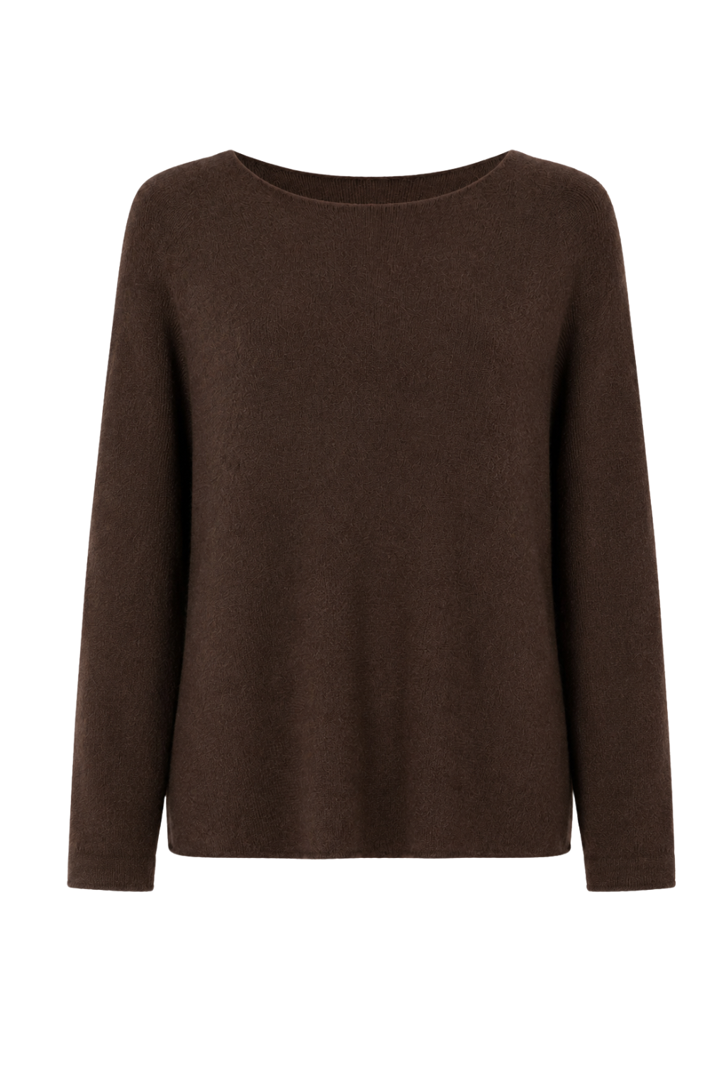 Basic Pullover schokobraun, Gr. 36-42
